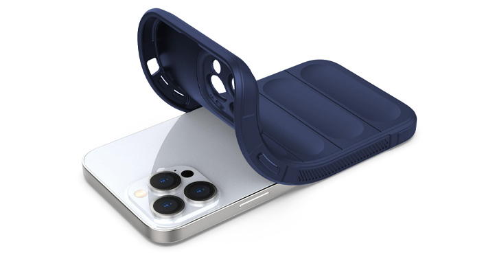 SILKY Shield kryt pro iPhone Modrý